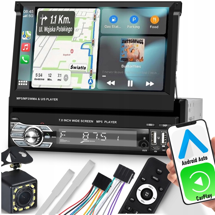 7" multifunkčné autorádio carplay/Android Auto