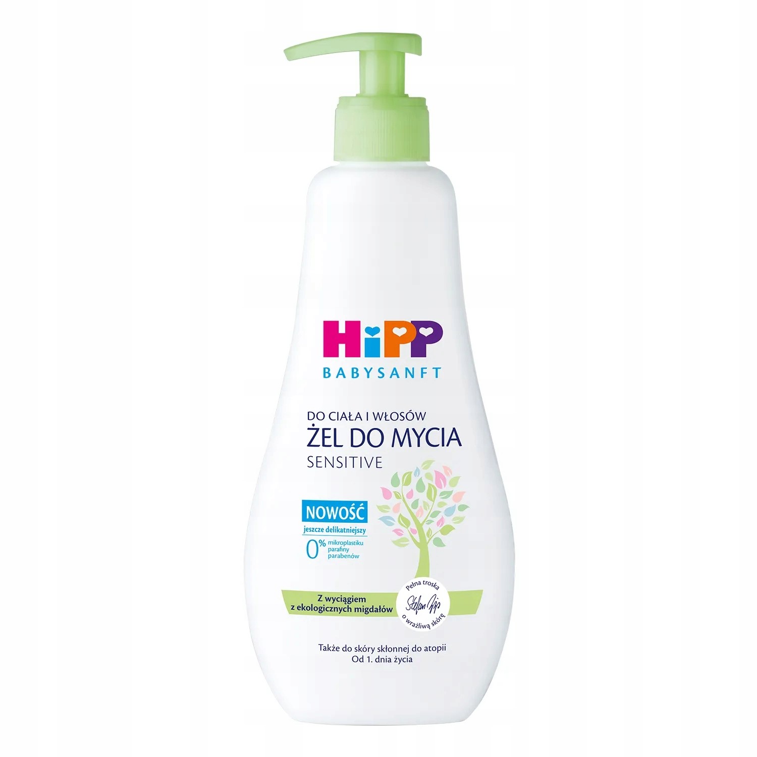 HIPP Babysanft Sensitive żel do ciała włosów 400ml
