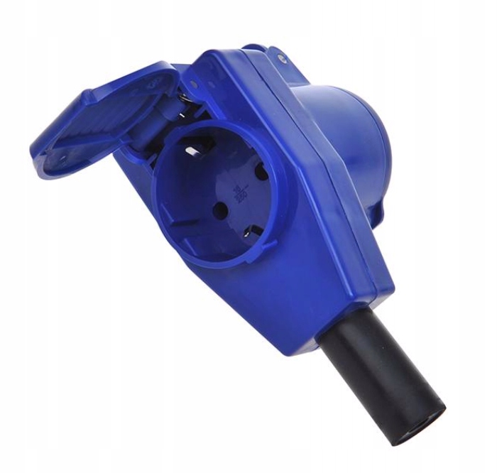 WTYCZKA KĄTOWA Z GNIAZDEM CEE 230V 16A KEMPINGU Numer katalogowy części 67478