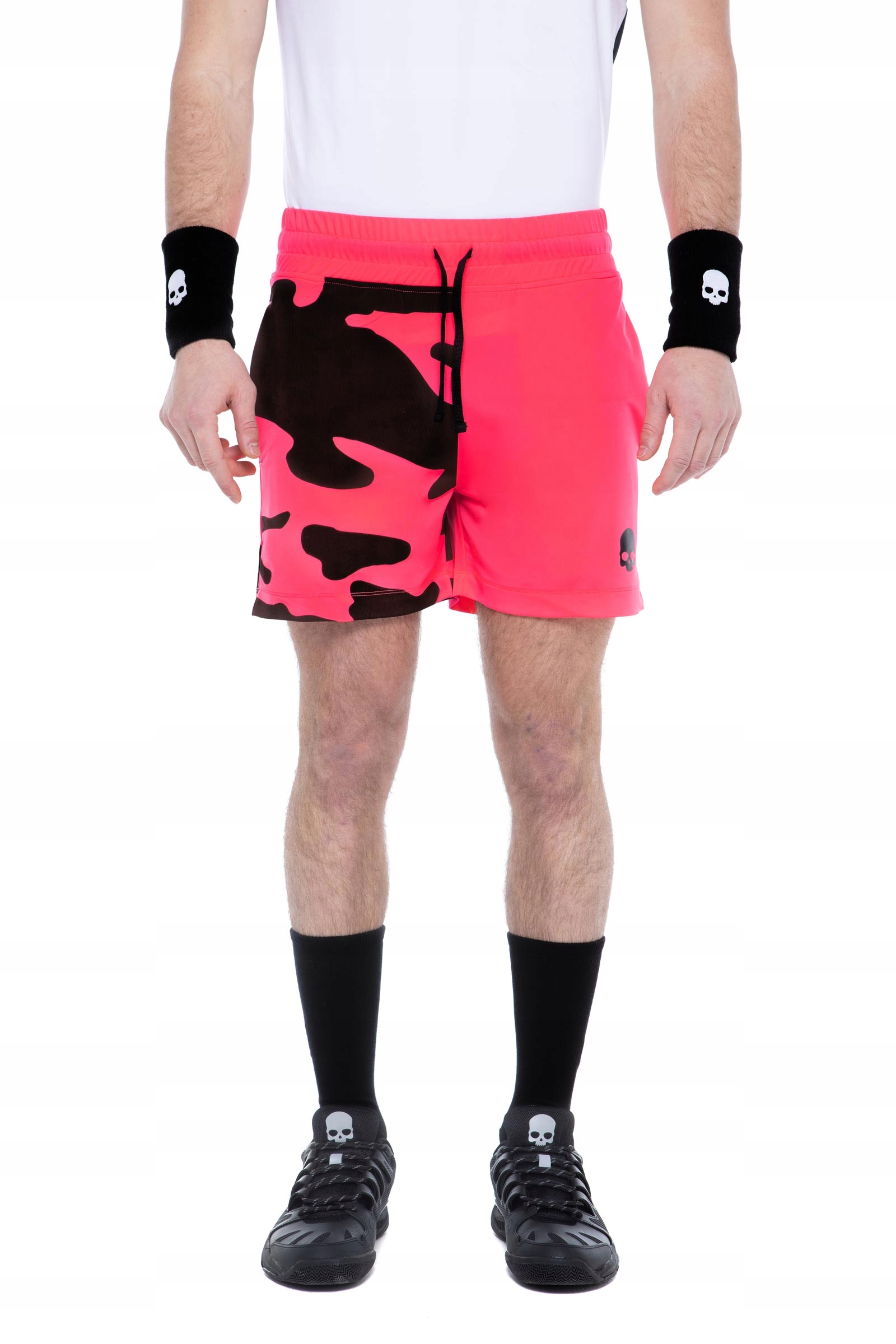 Szorty ten. Hydrogen Tech Camo Shorts -Fuchsia XL