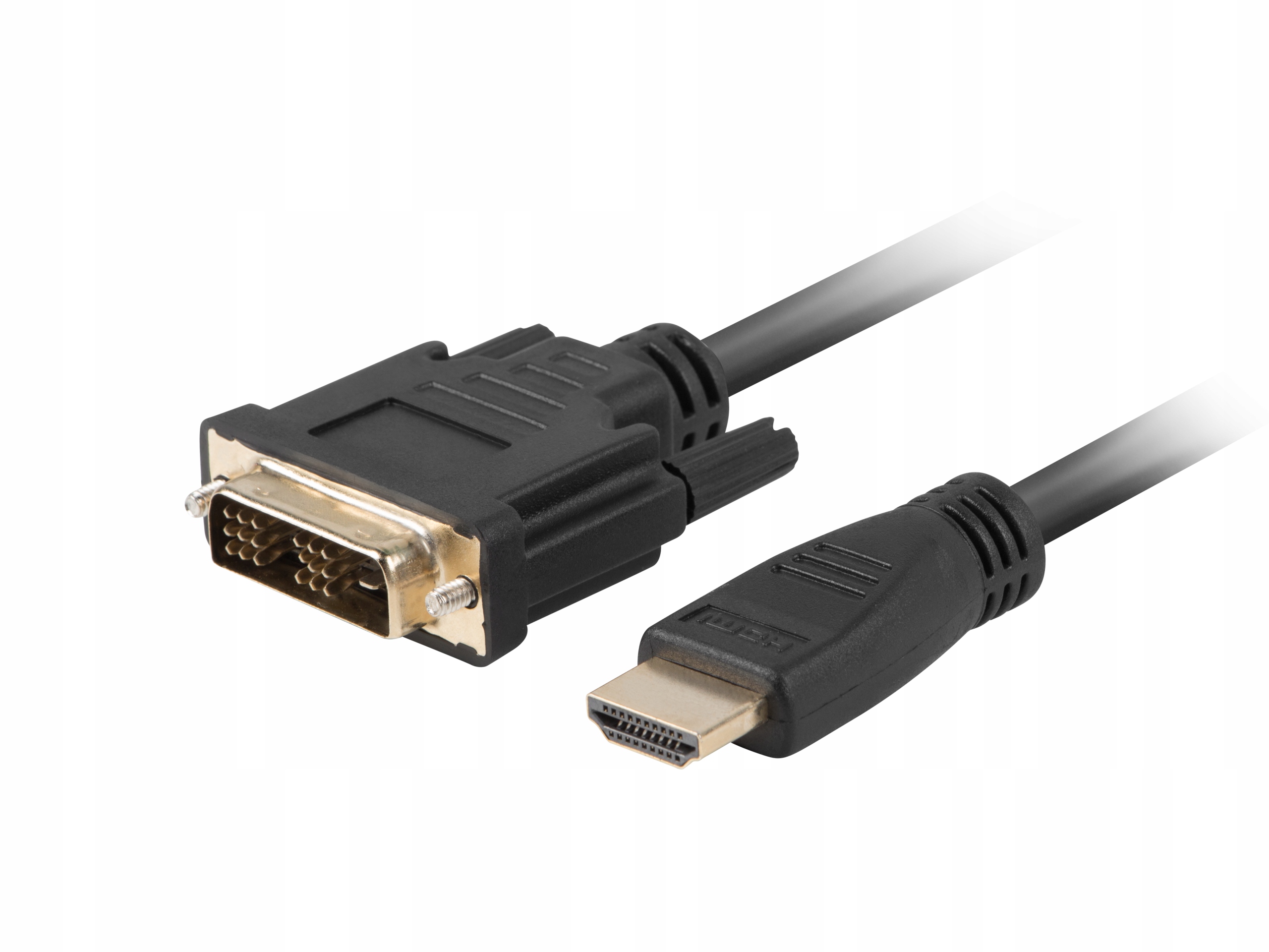 

Kabel przewód Hdmi->dvi-d M/M Full Hd 3m gold