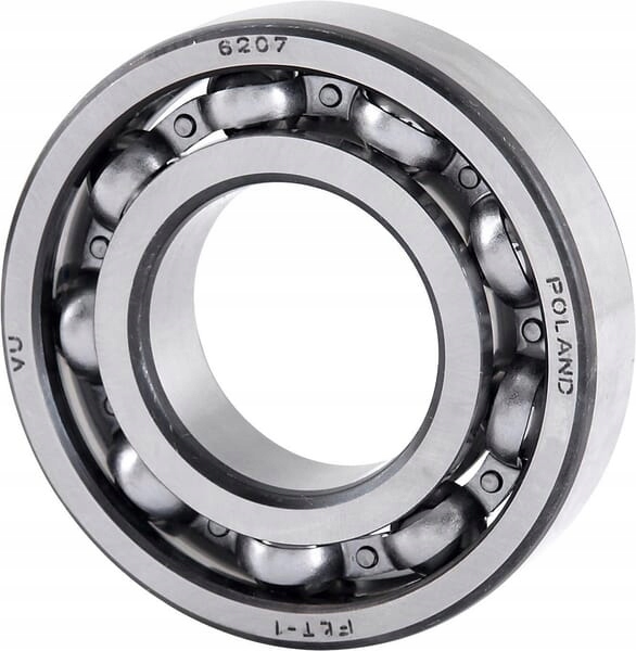 Łożysko kulkowe Skf 35x72x17 mm otwarte Cn 6207 stal 13000 obr/min