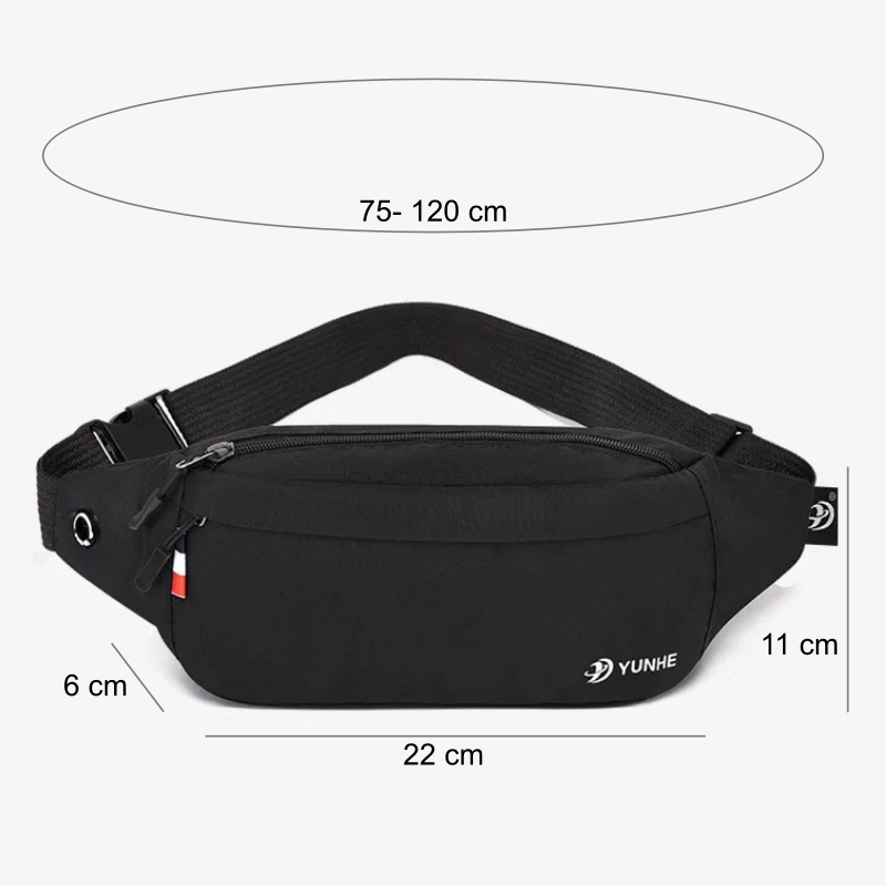 SASZETKA NERKA PAS BIODROWY SPORTOWA TURYSTYCZNA Szary Model Jimmy