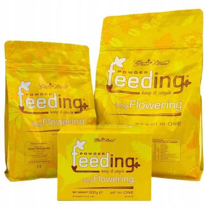 Green House Powder Feeding Long Flowering 25kg dla roślin długokwitnących