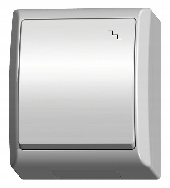 

Łącznik schodowy n/t IP44 biały ŁNH-3H/00 Fala