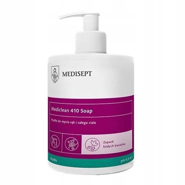 

Mydło W Płynie Z Pompką 500ml Pielęgnac. Mediclean