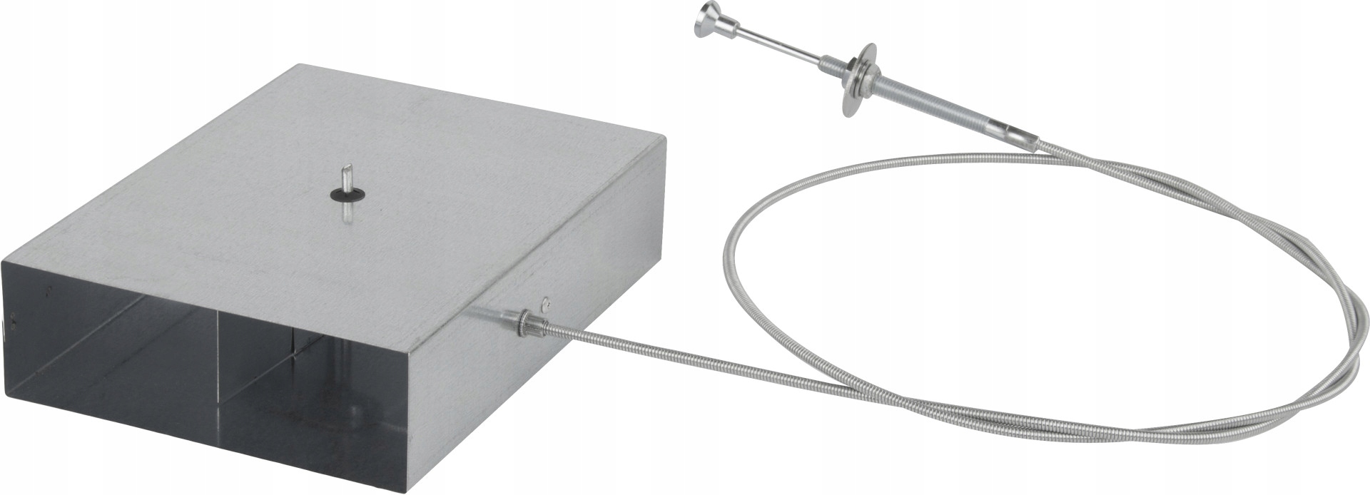 Plochá Kanálová Klapka S Ventilační Šlachou 200X50 MM Pozink 20X5