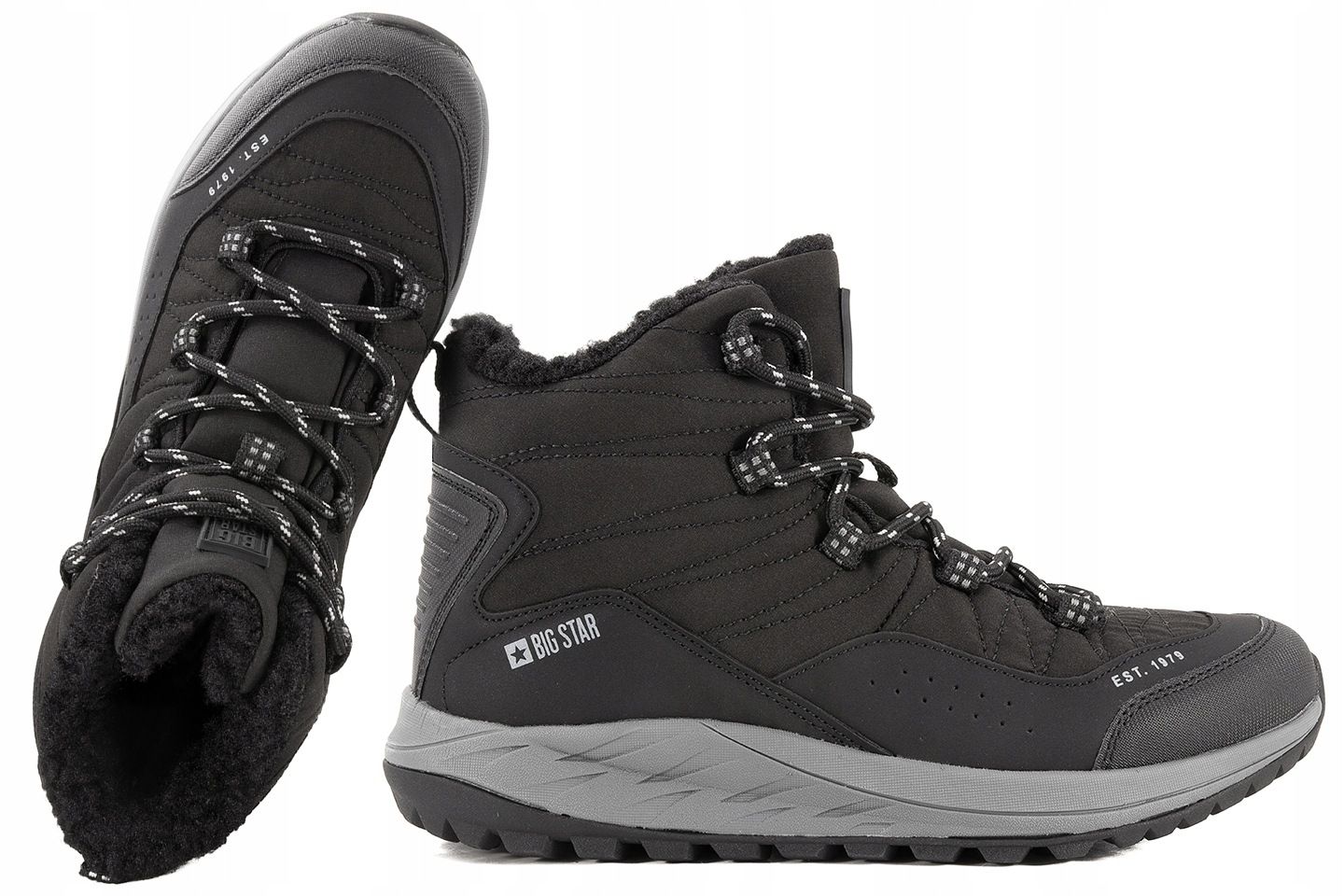 Big Star OO274899 Zimní Boty Kotníkové Boty Trapery Zateplené Sněhule 36
