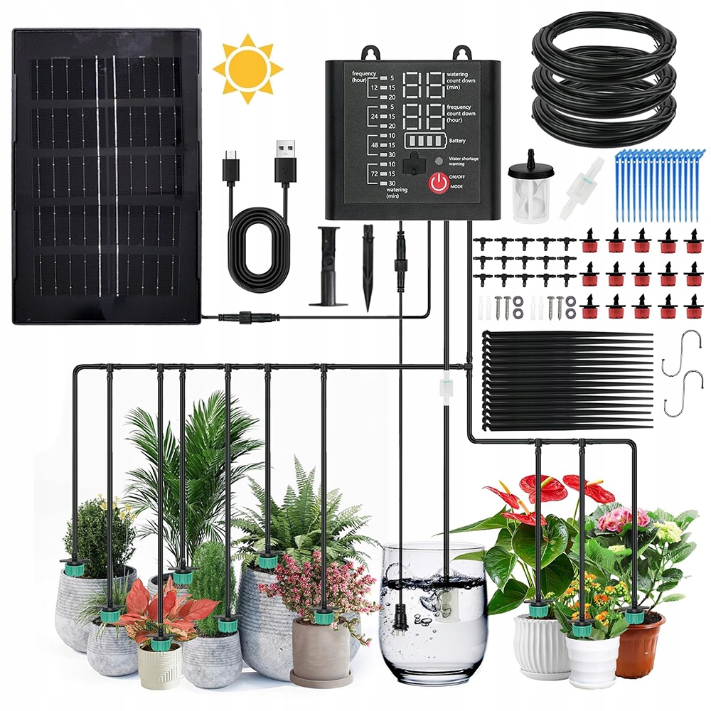 Solární Systém Zavlažování Automatů Pro Rostliny Automatický Květináč