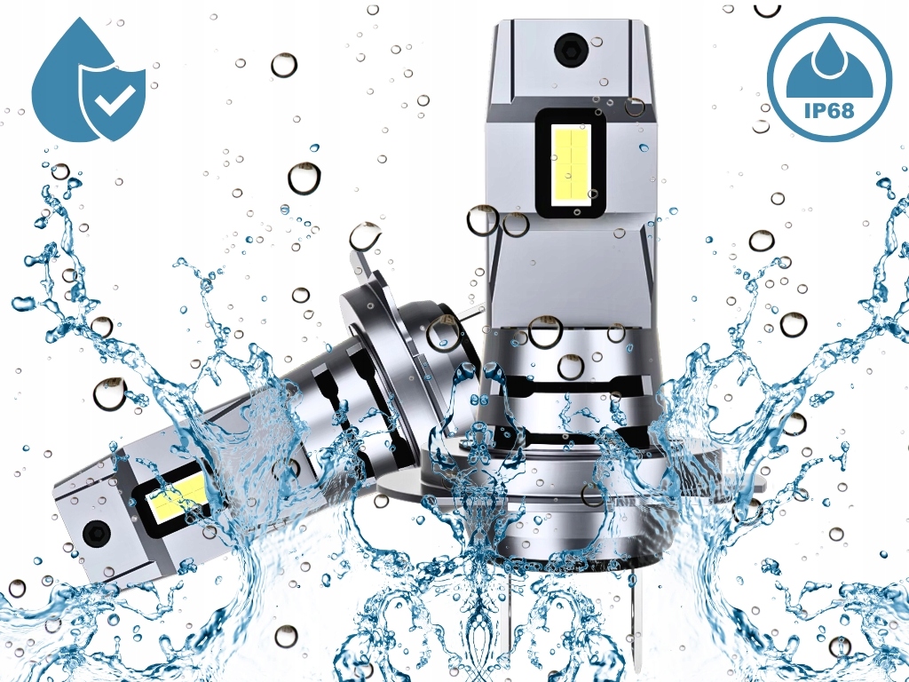 ŻARÓWKI H7 LED CANBUS 1:1 HOMOLOGACJA ŻARÓWKI LEDOWE BIAŁE XENON REZYSTOR Podstawa PX26d