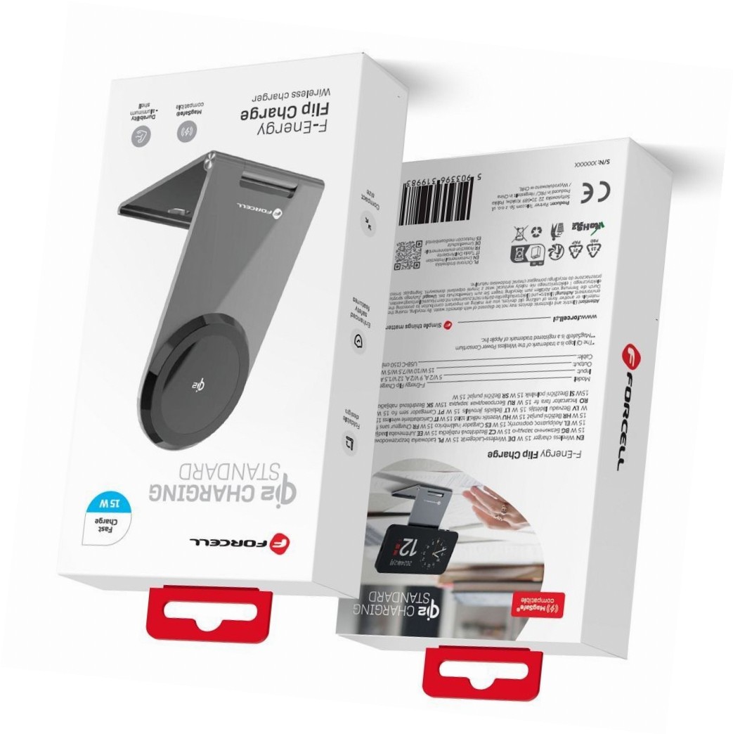 Ładowarka indukcyjna Qi2 MagSafe 15W srebrna do Samsung Galaxy S21 Plus 5G