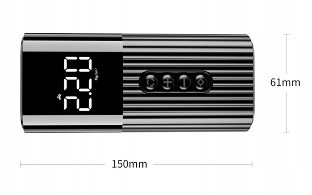 Мини автомобильный компрессор электрический насос авто