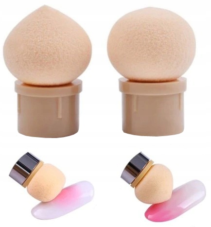 GĄBECZKI DO OMBRE PYŁKÓW ZDOBIEŃ GĄBECZKA DO STEMPELEK - 2 sztuki