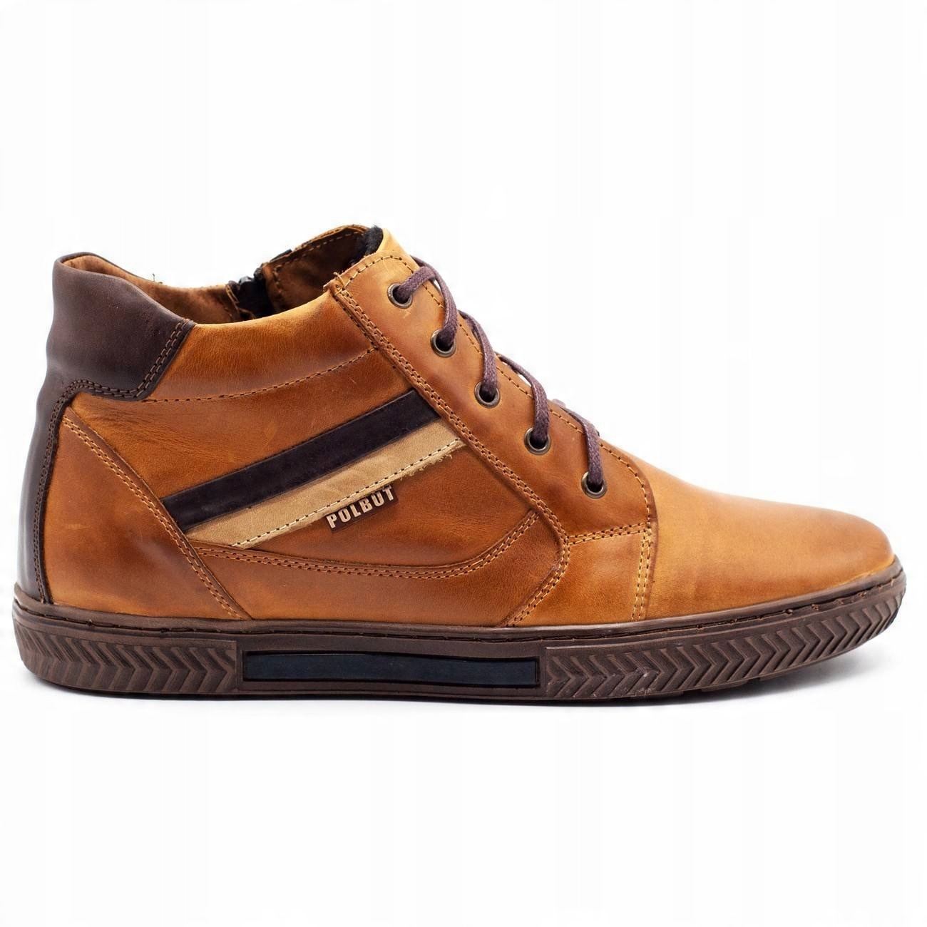 

Trzewiki męskie Buty męskie zimowe J47F rude r.43