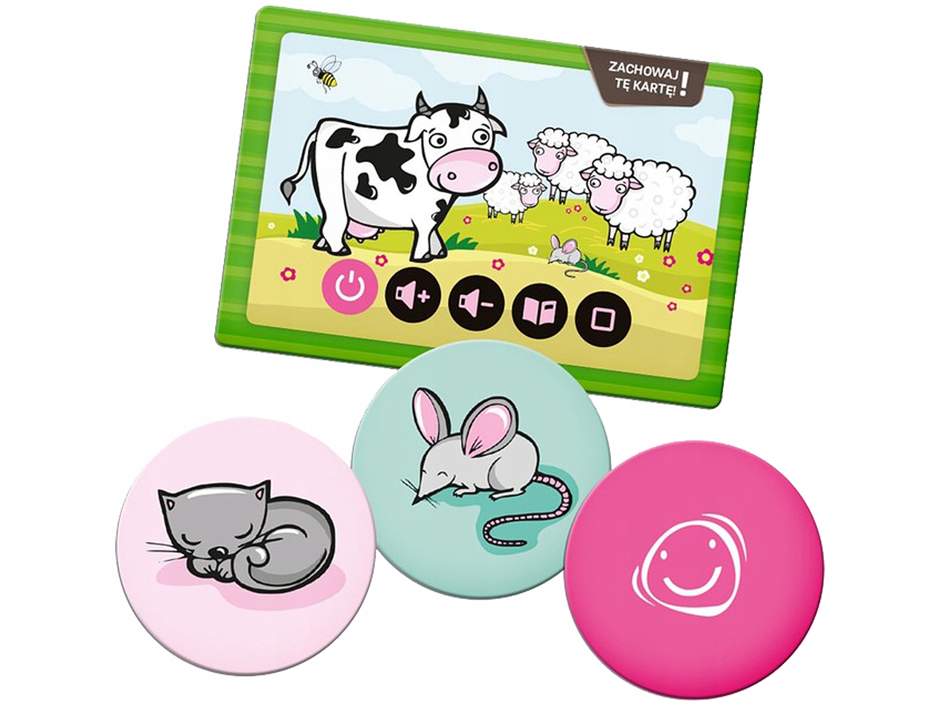 CZYTAJ z ALBIKIEM Interaktywna GRA Memo ZWIERZĘTA Zoo NA WSI Albik MEMORY Kod producenta 17314