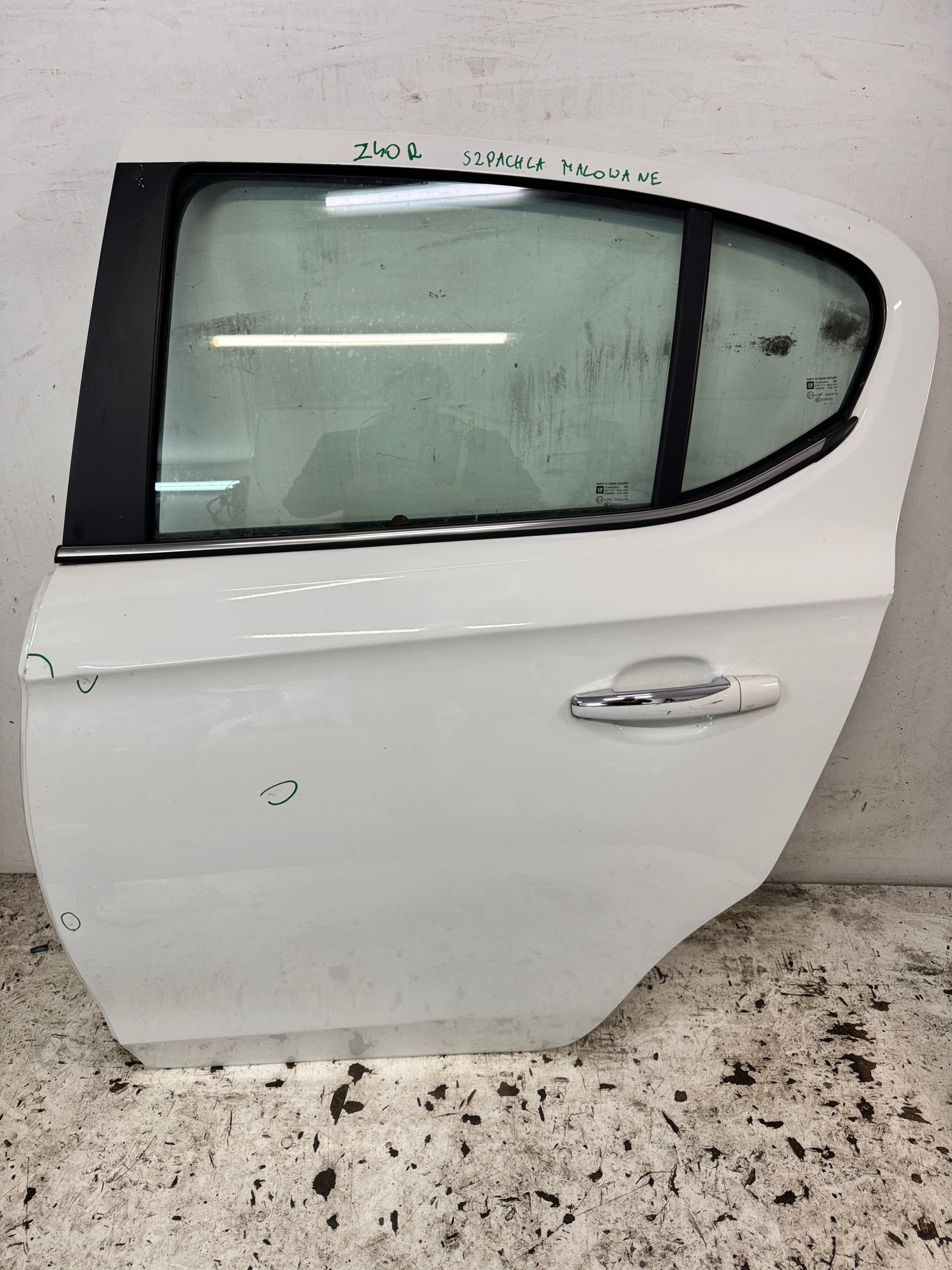 OPEL CORSA E door left rear. left rear part BIALE Z40R