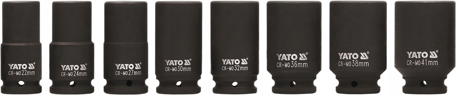 Yato sada 8-dielnych hlbokých nástavcov YT-1155