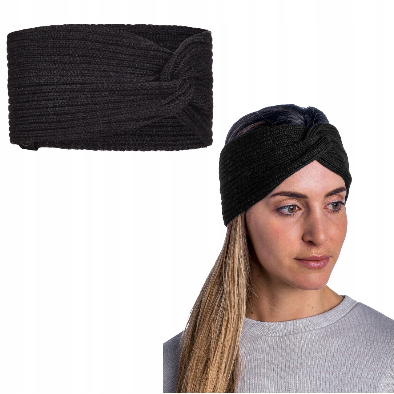 Řemínek z vlny merino wool Buff Knitted Headband Norval