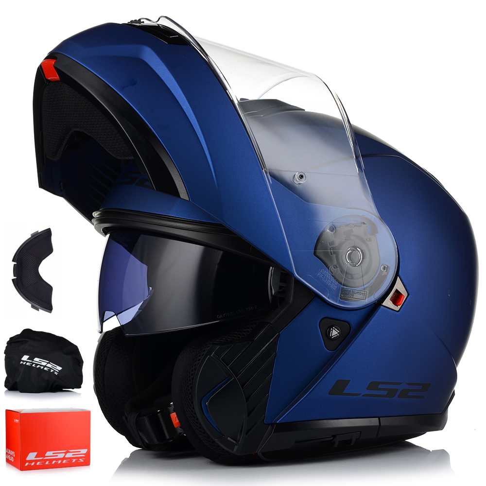 Motocyklová Prilba LS2 FF908 Strobe II Čeľusťový Systém Pinlock Clona