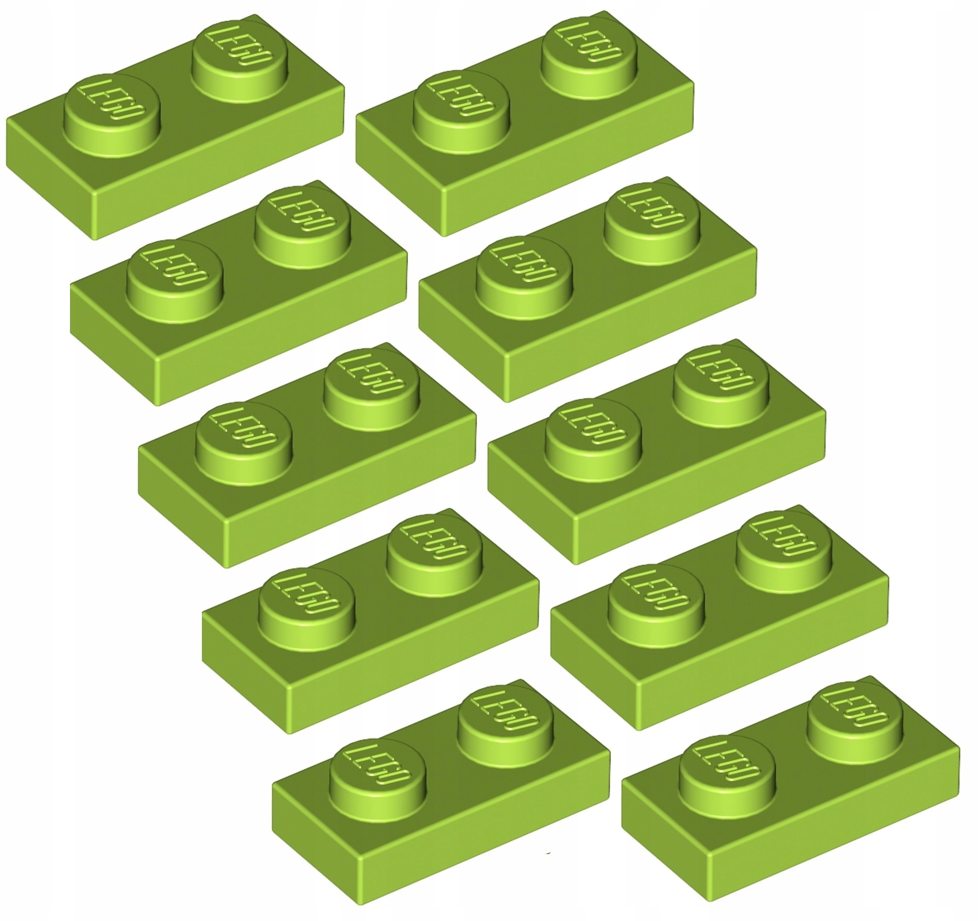 

Lego Płytka 1x2 Limonkowa (3023/4164037) 10szt.