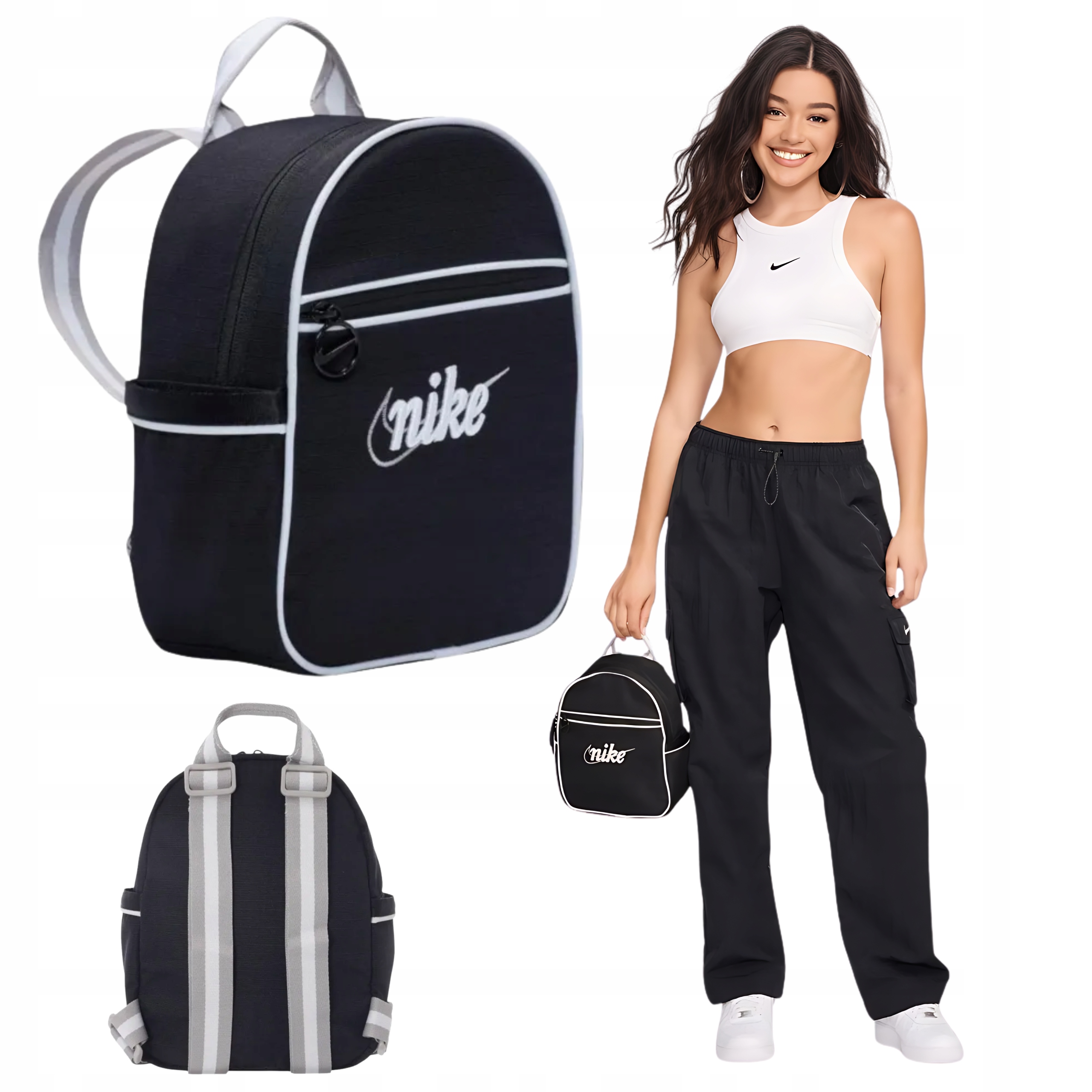 Nike Futura 365 Mini batoh pro děti, černý, 6 L