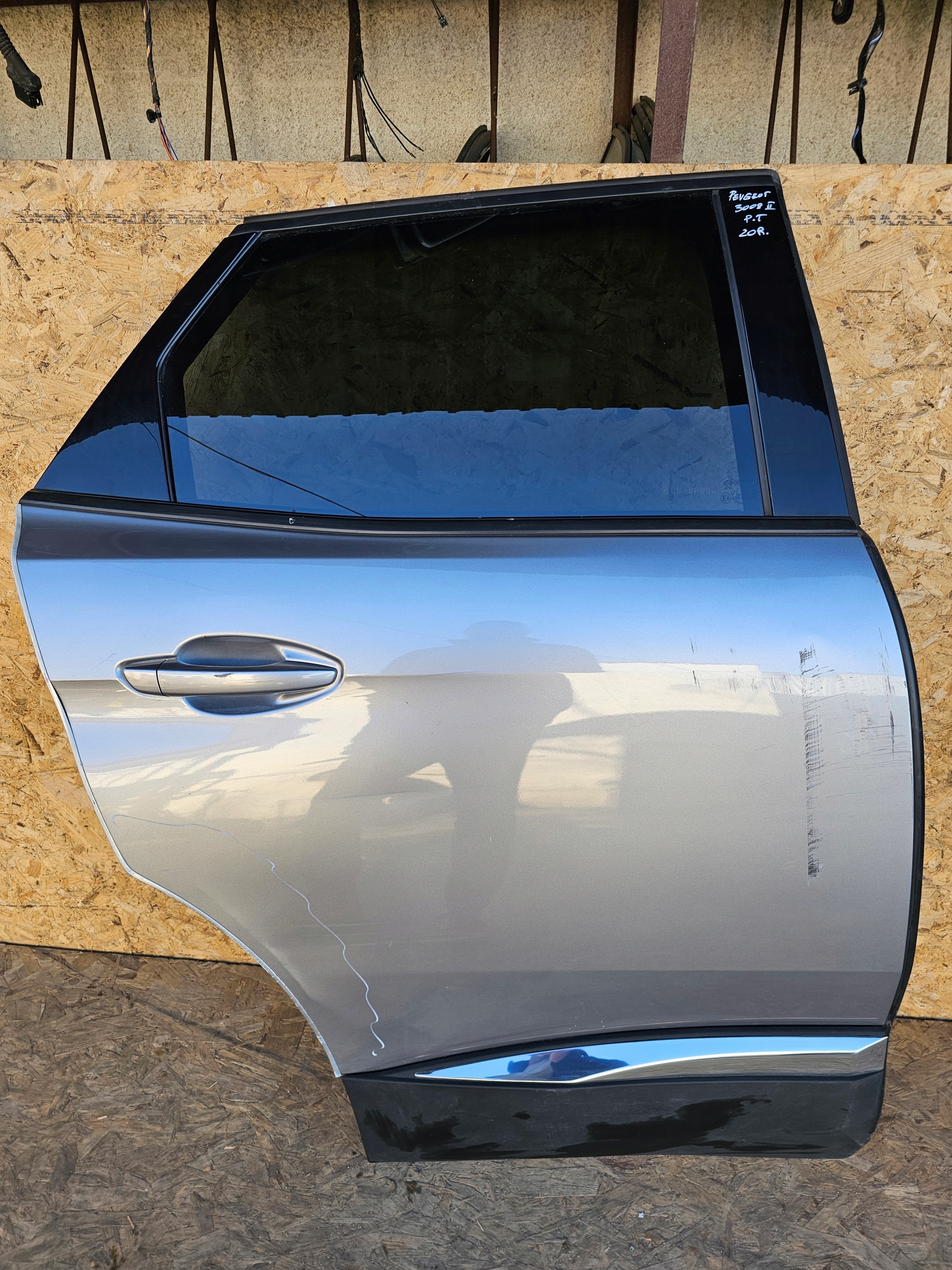 Peugeot 3008 Tür Hinten Rechts Door Porta Porte - Thumbnail 1