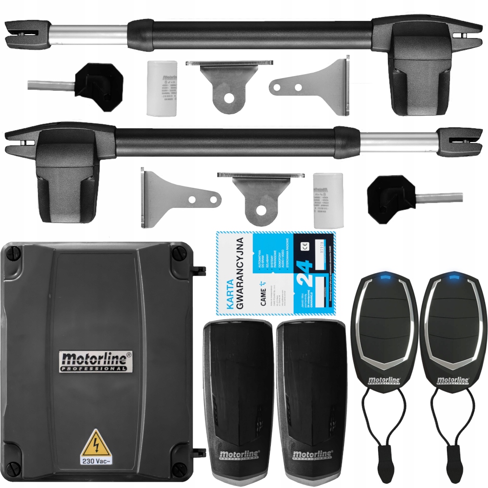 Motorline Lince 300 LINCE300 Zestaw Napęd do bramy dwuskrzydłowej 5 m
