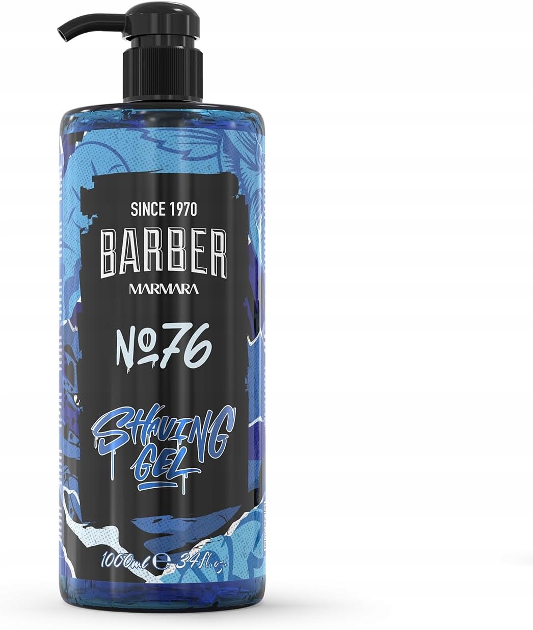 Barber Marmara Gel na holení Fresh 1000 ml Citlivá pleť