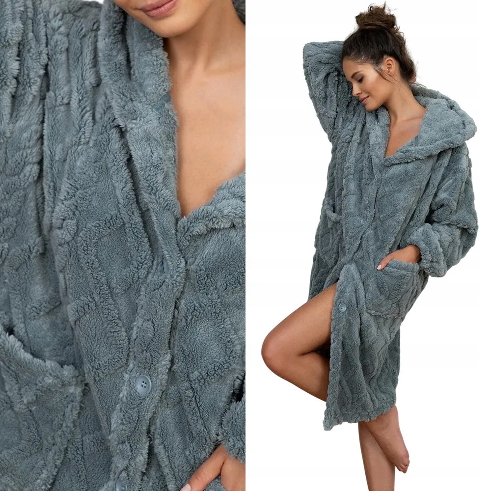 Dámský Župan Sensis Grethen na knoflíky L/XL