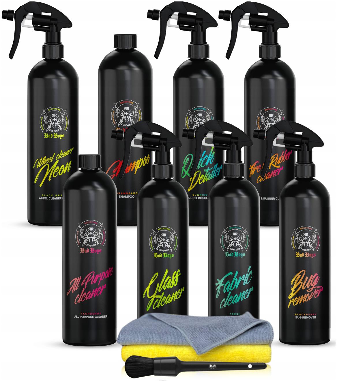 RR Customs RRC Bad Boys Mega Zestaw Kosmetyków Do Auta Detailing Prezent