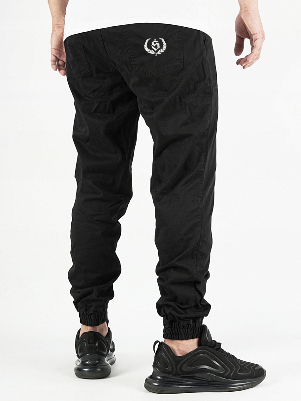 Kalhoty Joggery Środowisko Miejskie Pants "laur Icon" Black/ White vel. M