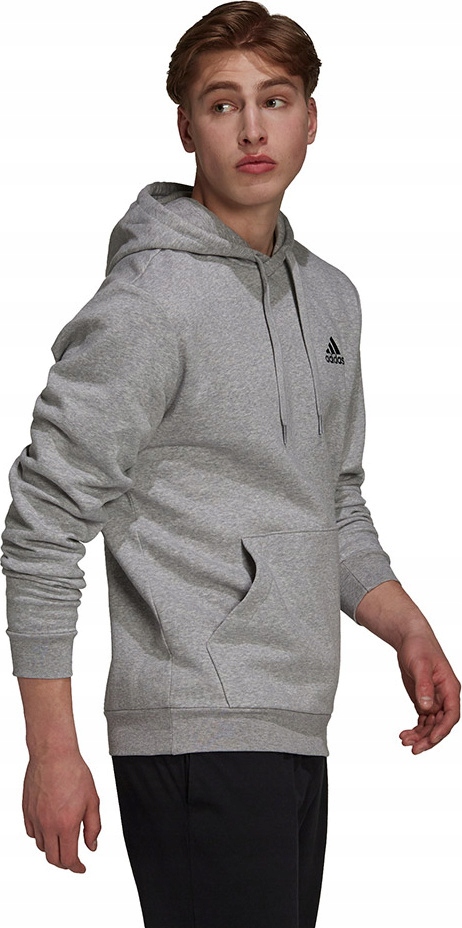 Pánská Mikina Adidas Essentials Dresová Tréninková Šedá vel. L