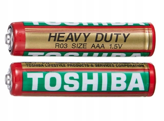 Bateria cynkowo-węglowa Toshiba Aaa (R3) 2 szt.