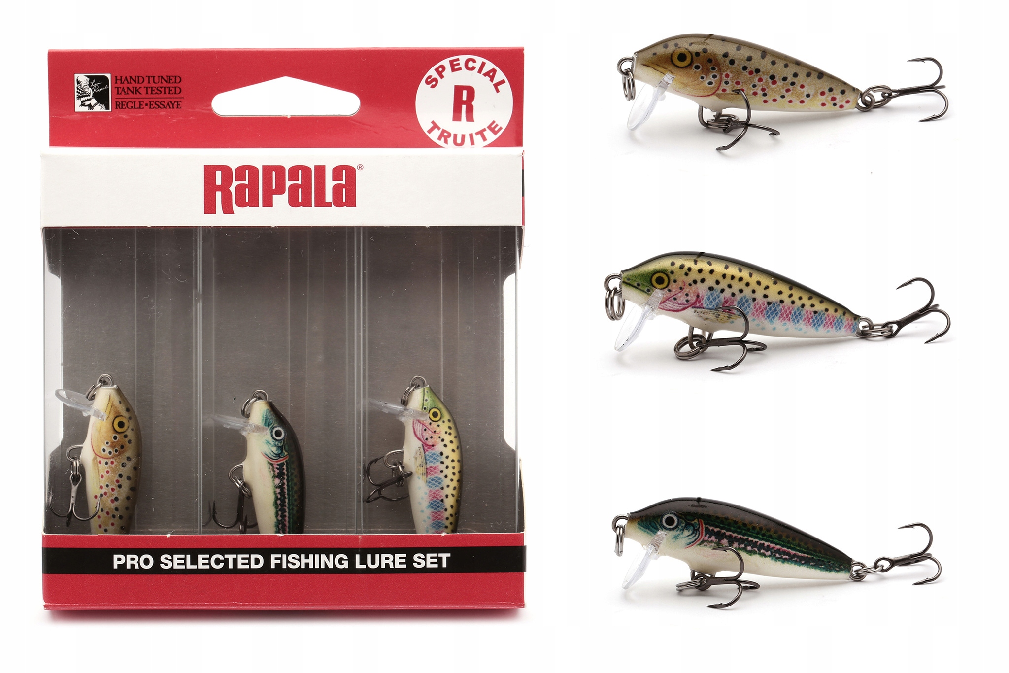 Zestaw Woblerów Rapala Trout Kit 3cm