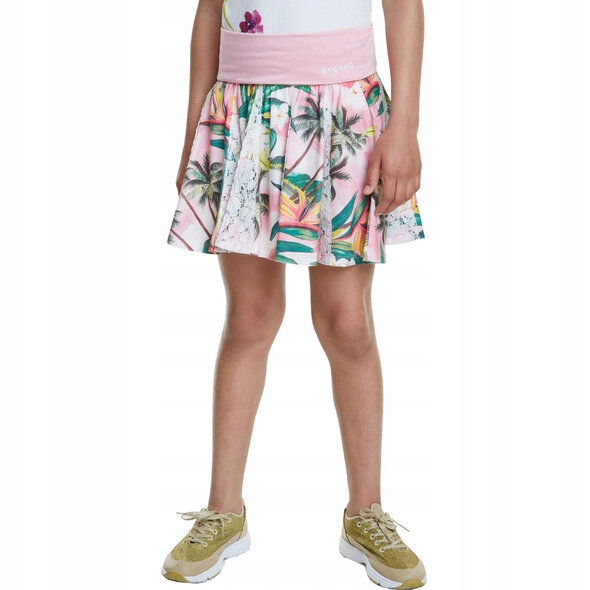 DESIGUAL LOGOWANA SPÓDNICA PRINT (9-10L)