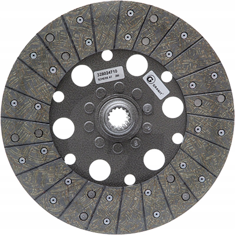 Tarcza sprzęgła 280USF organiczna 1" 15 wpustów MADE IN GERMANY