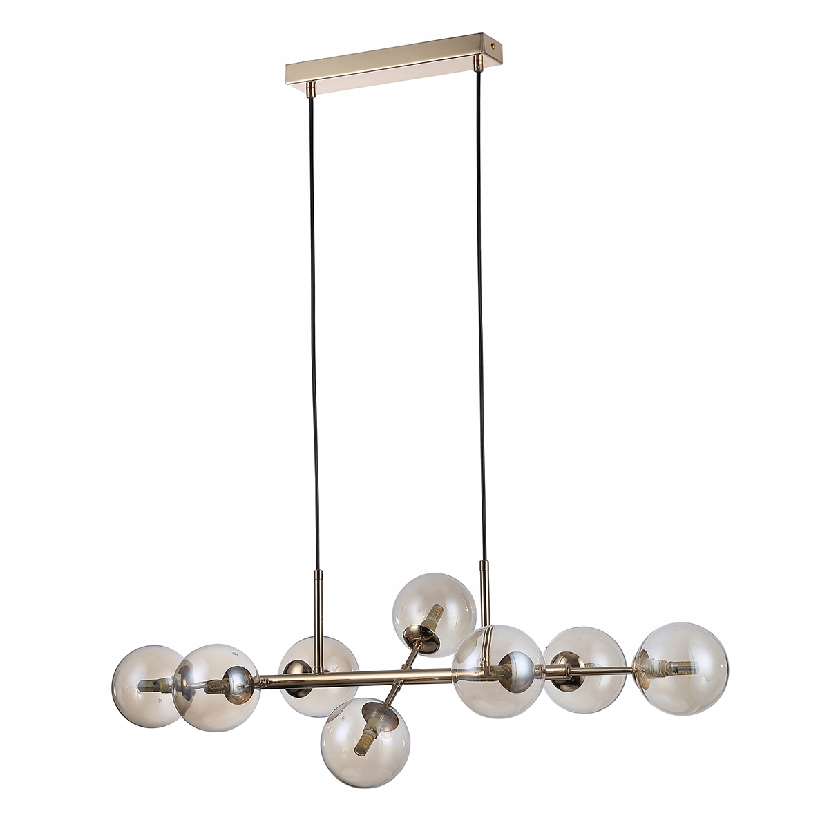 Lampa wisząca Italux Erimida industrialna mosiądz