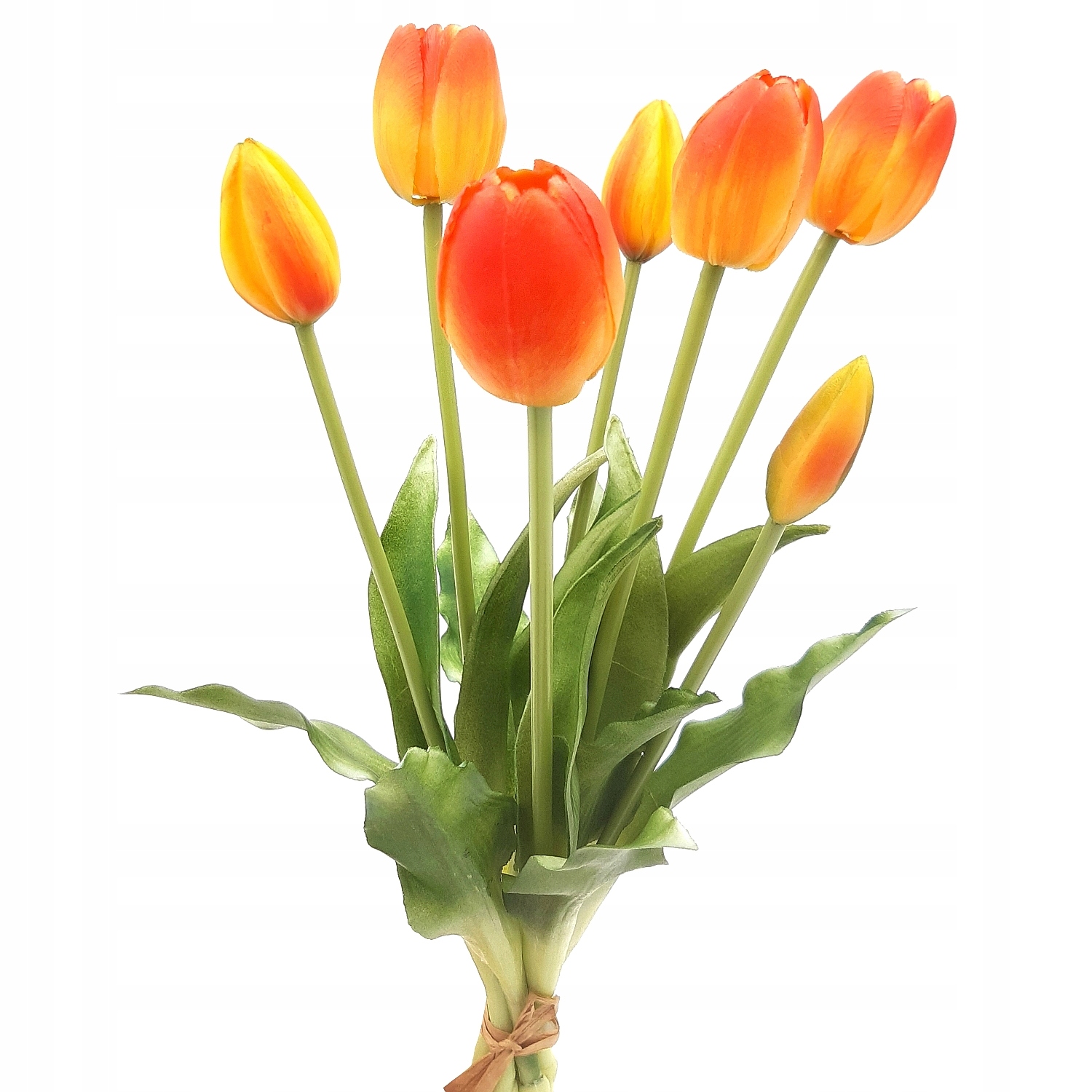 

Tulipany Silikonowe Pomarańczowe Bukiet Wiązka