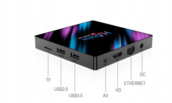 Dekoder tunera H96MAX Smart TV Box 4/64 GB Formaty dźwięku MP3