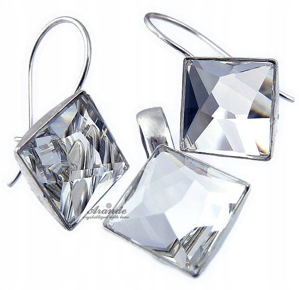 Křišťálový krásný komplet Crystal Stříbro Arande