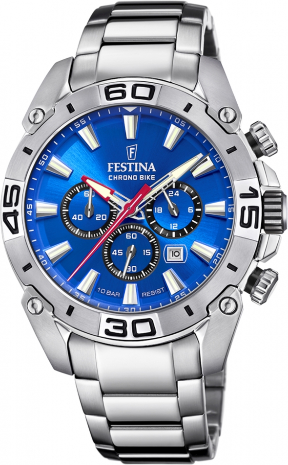 Festina 20543/2 modré pánské sportovní hodinky na kolo