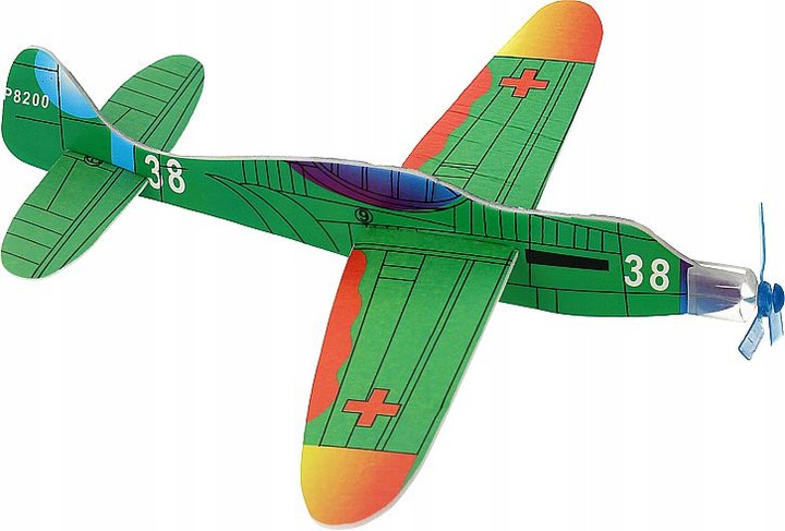 MINI SAMOLOT SZYBOWIEC STYROPIANOWY DZIEŃ DZIECKA Marka bez marki