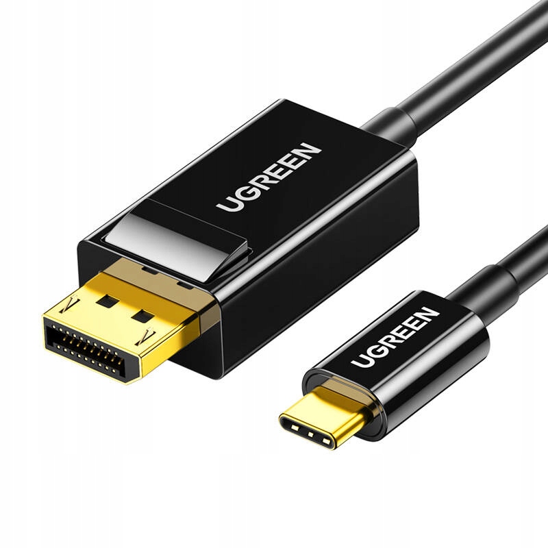 Kabel USB-C UGREEN Display Port 1,5m (czarny) Kod producenta 50994-ugreen