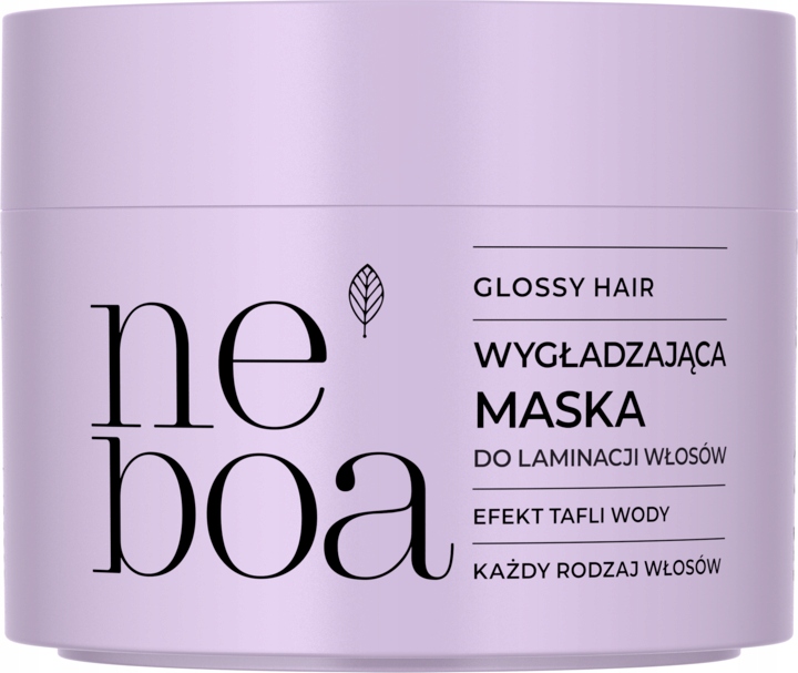 Neboa Vyhlazující maska na laminování vlasů Glossy Hair 300 ml