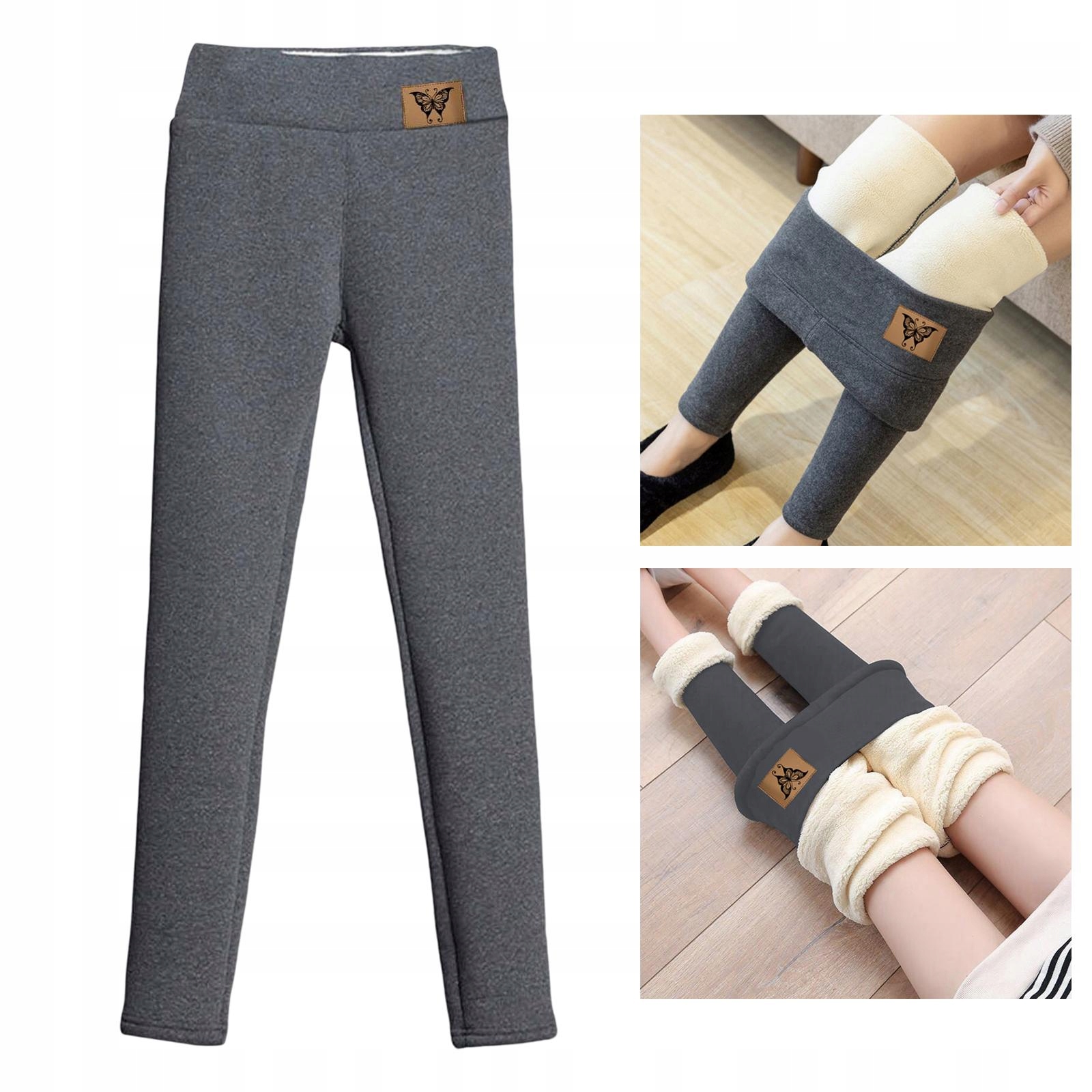 Women Winter Leggings Thick Thermal Fleece Lined Elastic Tights