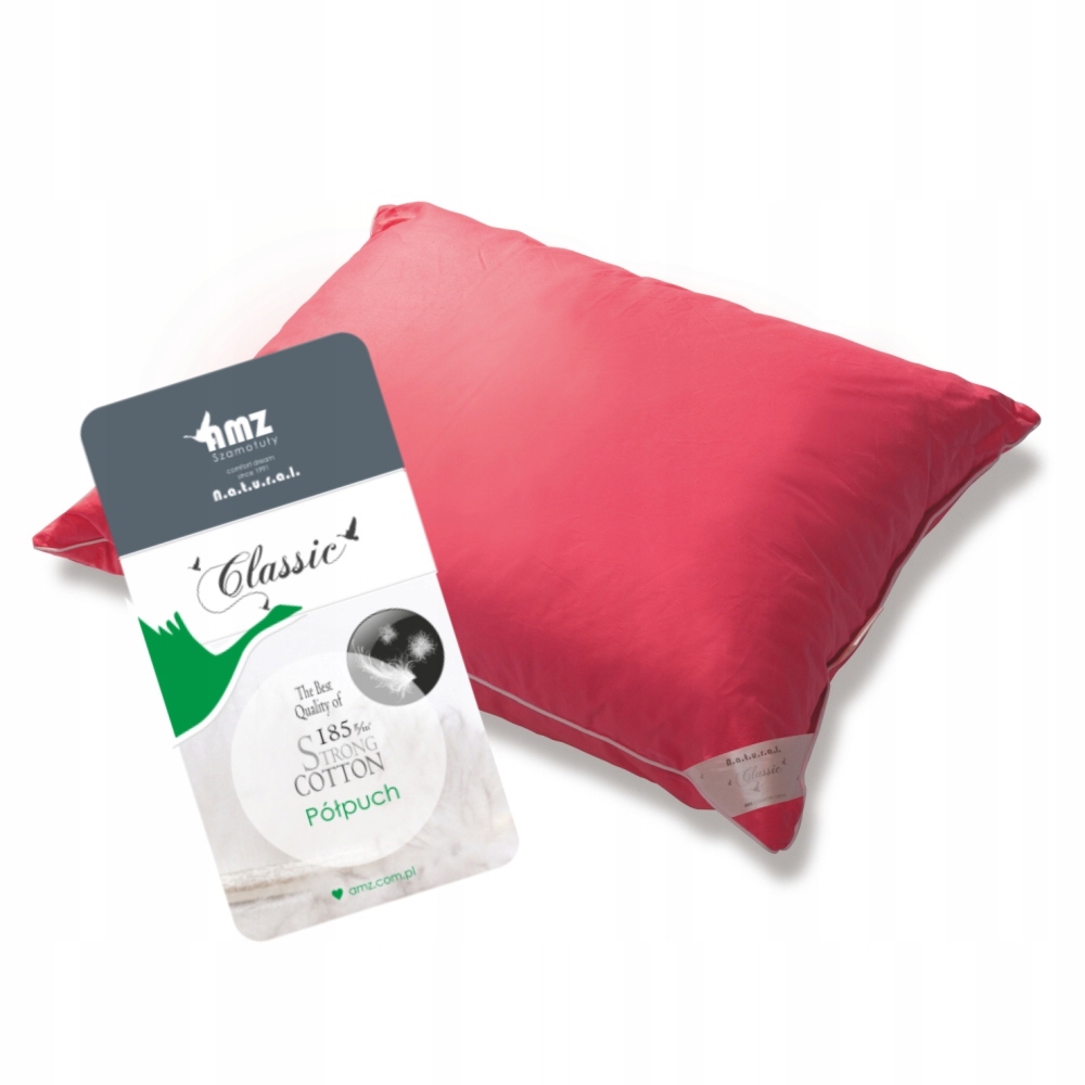 Polštář polopéřový 70x80 Amz růžový