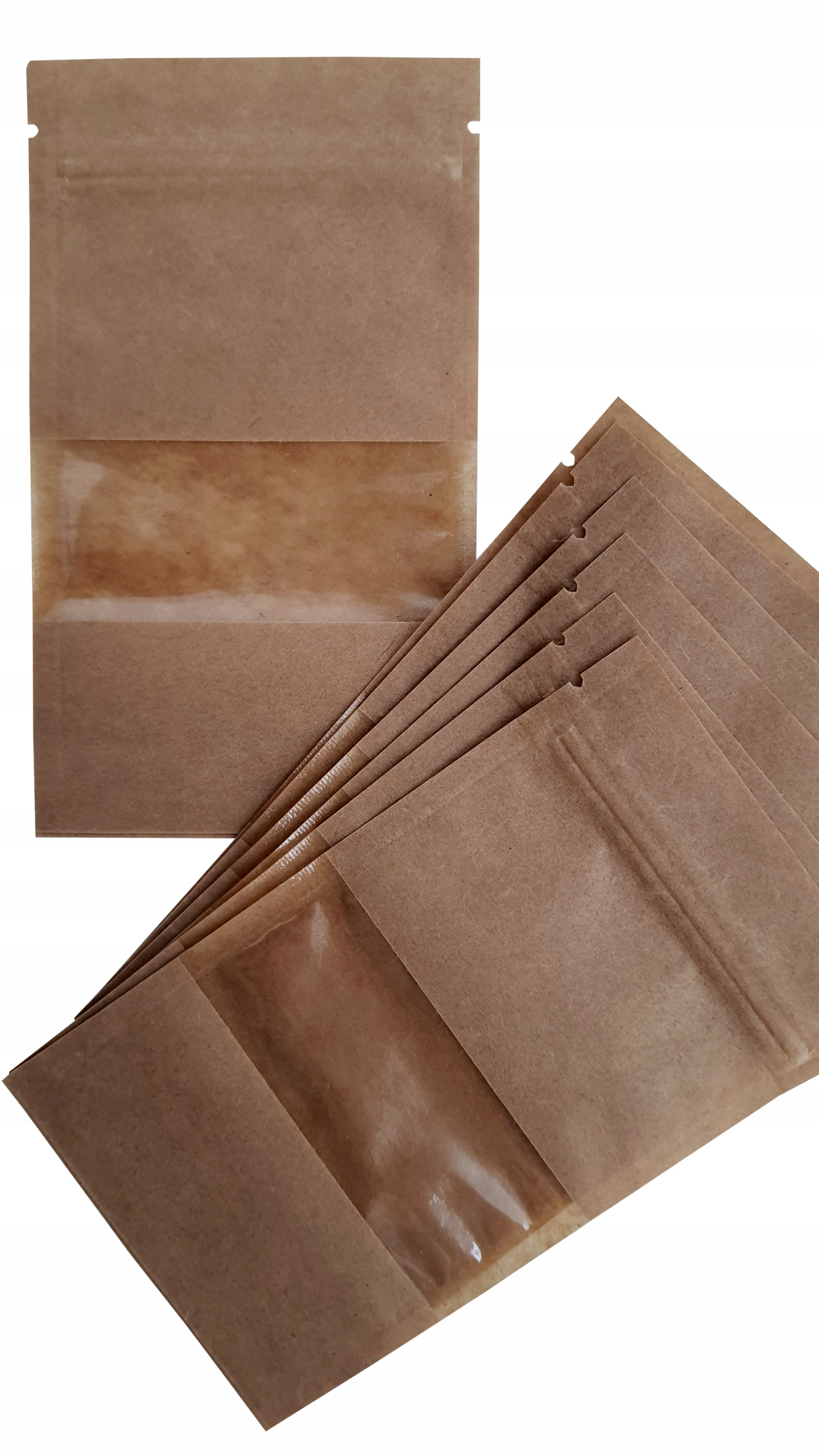 TOREBKI WORECZKI PAPIEROWE BRĄZOWE 27x16x8cm20szt Szerokość produktu 16 cm