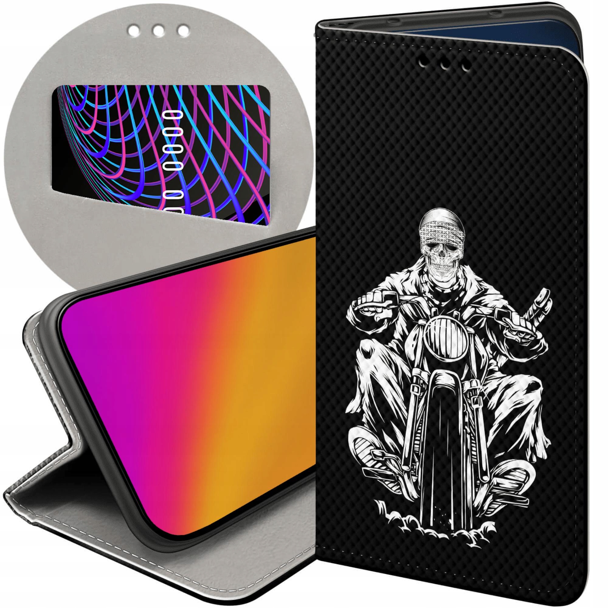 Etui Z Klapką Do Honor MAGIC7 Pro Motocykle Motor Motorower Futerał