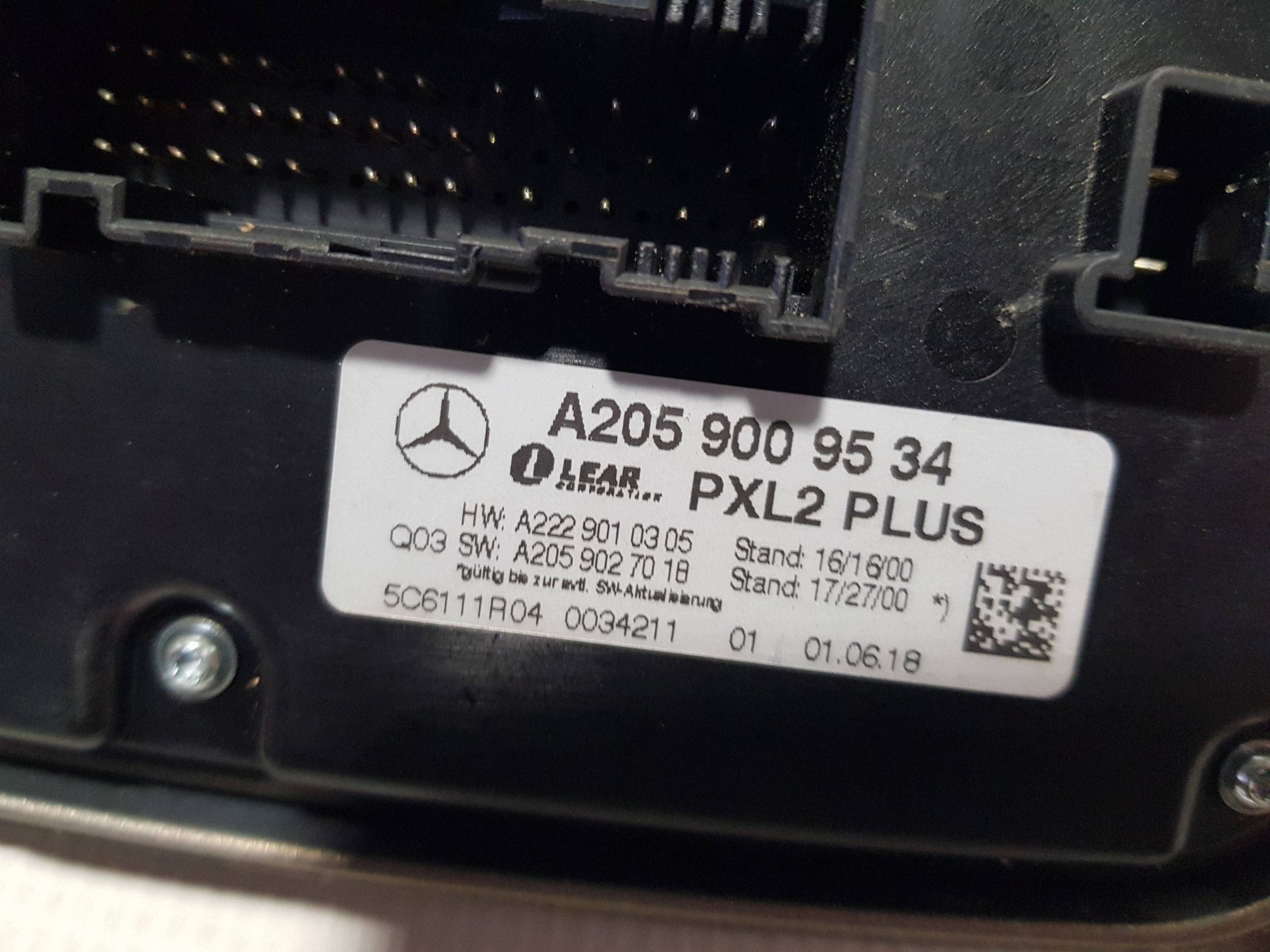 Mercedes W222 control unit module Sterujacy lights front 2229009534