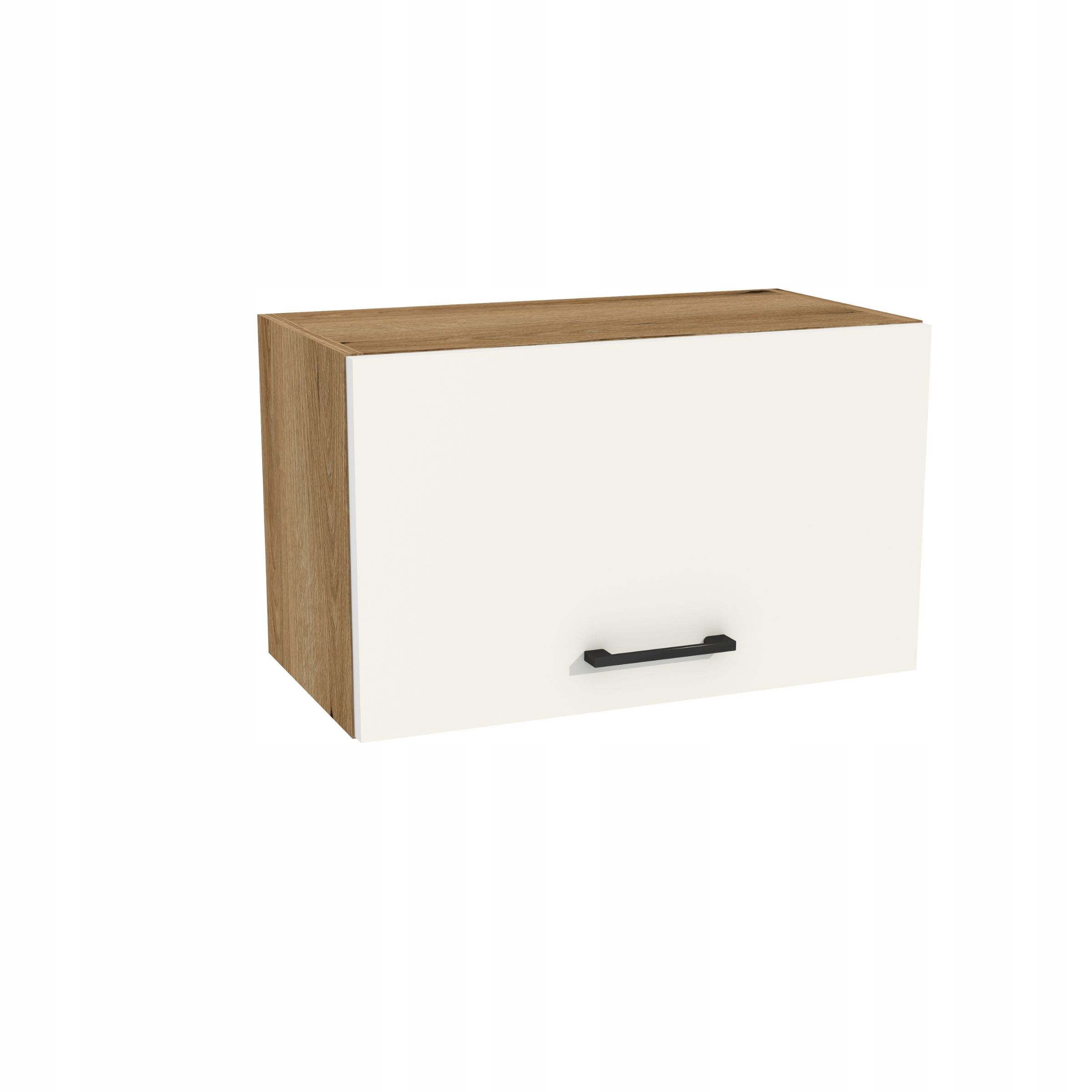 Kuchyňská skříňka horní digestoř 60/36 Capri korpus Dub Evoke přední Bílá Mat